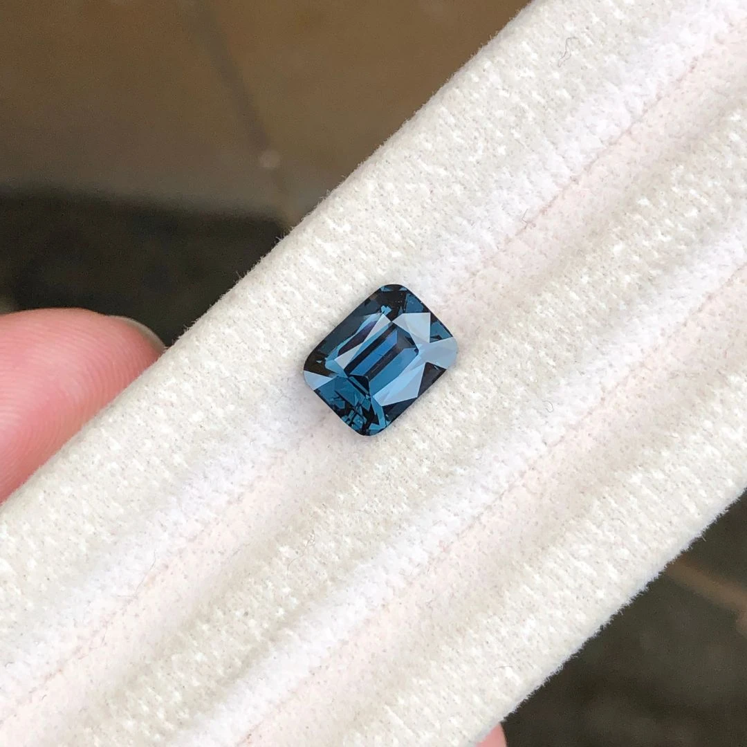 3.12 ct Natural Blue Spinel Cushion Shape Loose Gemstone from Tanzania — view 6